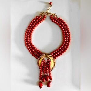 VINTAGE UGO CORREANI DESIGNER SIGNED ITALIAN HAUTE COUTURE NECKLACE CIRCA 1980’s